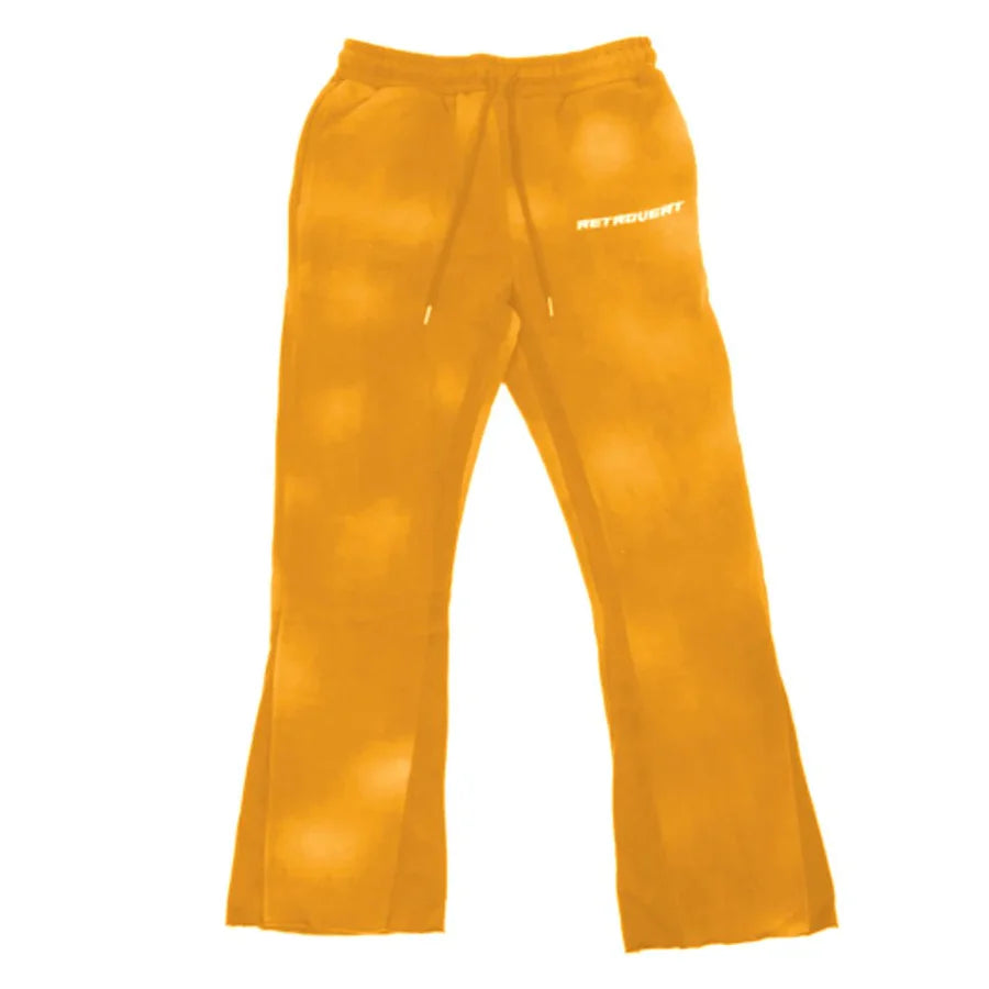 Retrovert Flare Sweatpants - Yellow