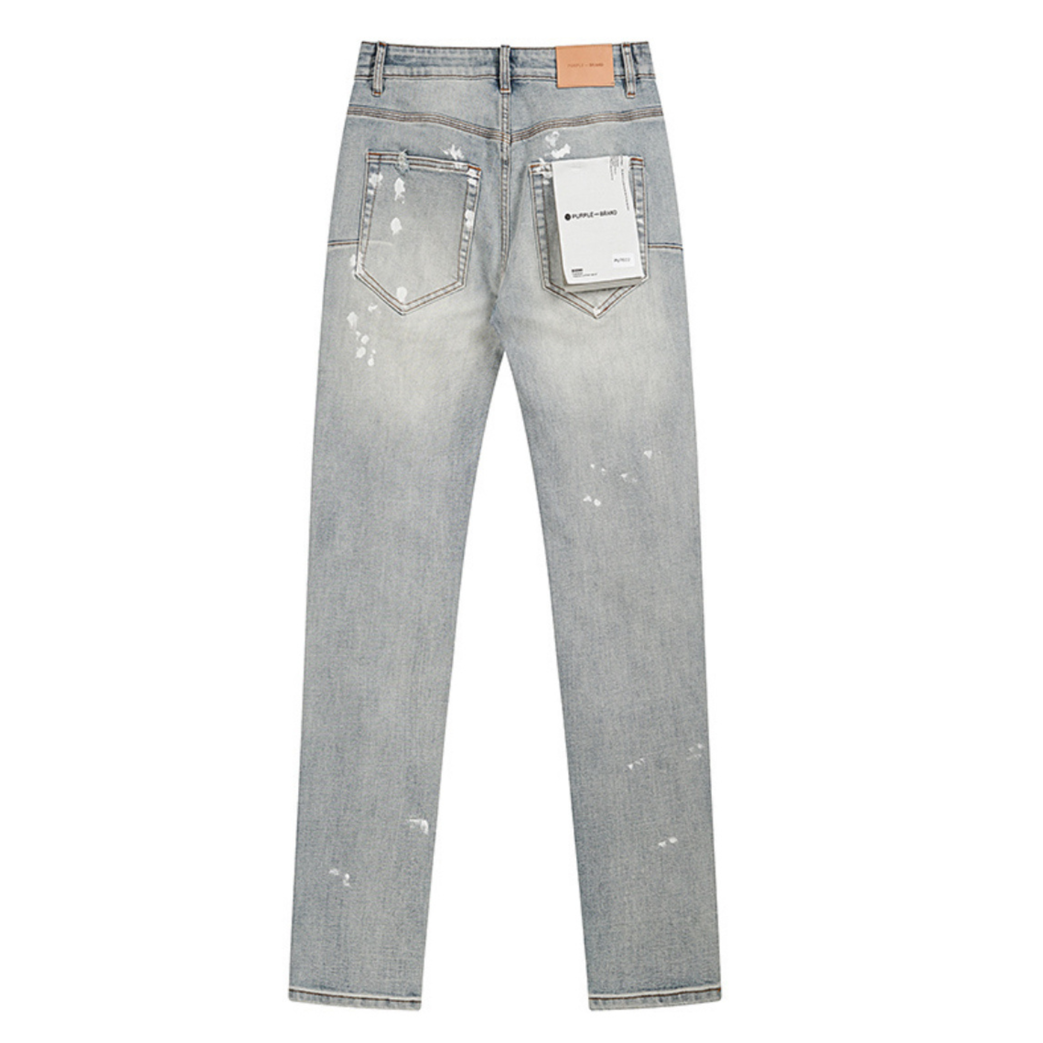 Purple Paint Splatter Jeans