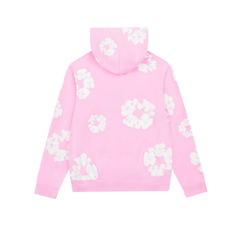 Denim Tears The Cotton Wreath Hoodie Pink