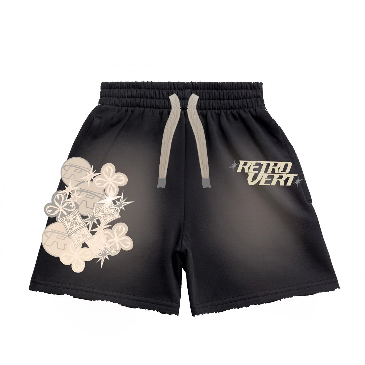 Retrovert Cluster Patch Shorts