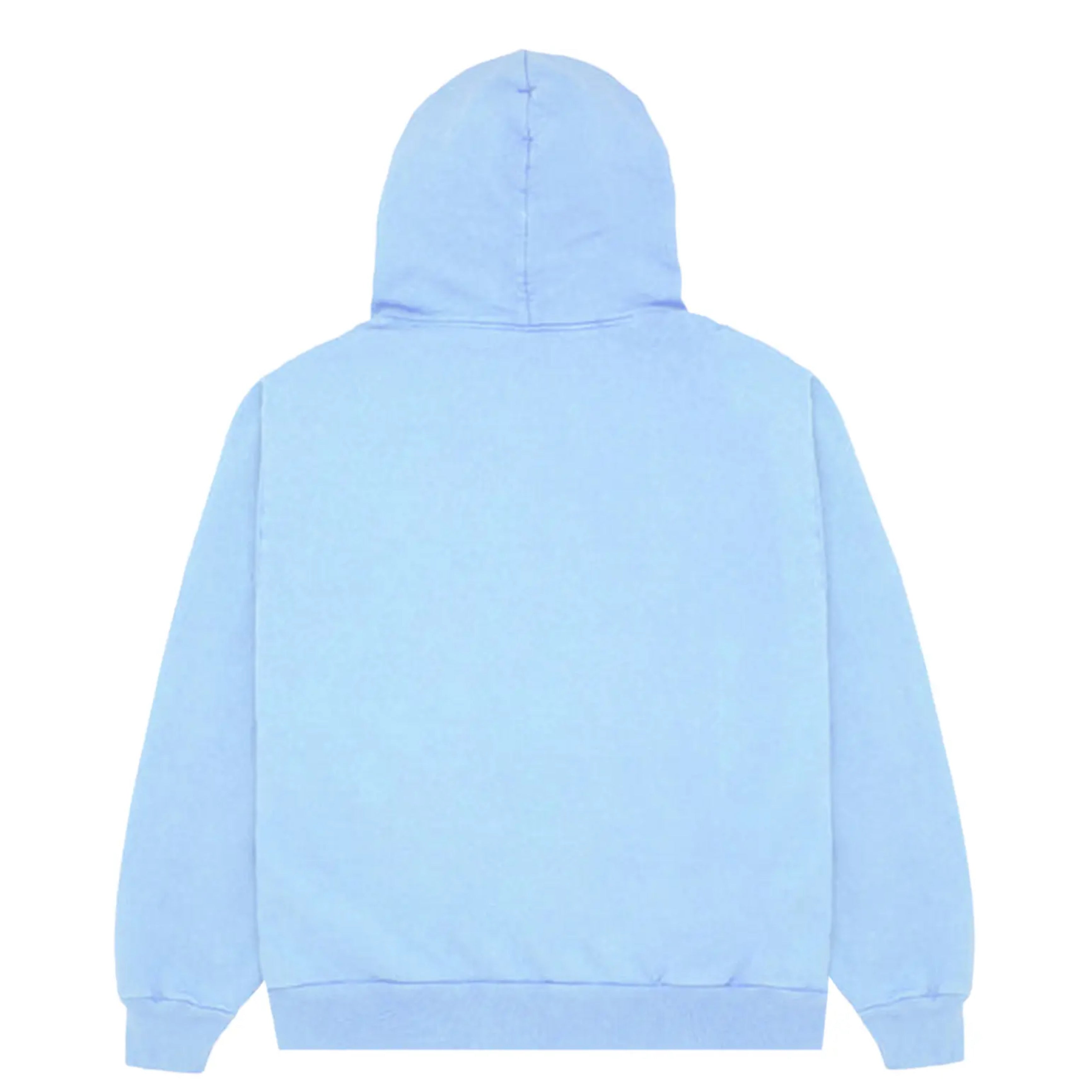Sp5der Sky Blue Web Hoodie