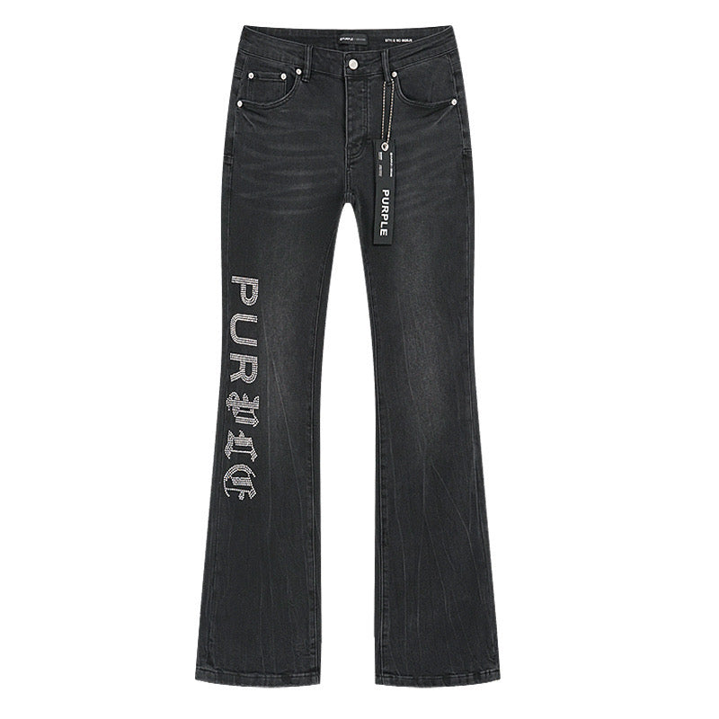 Purple Brand Rhinestone Jeans