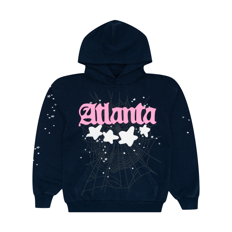 Spider Worldwide Atlanta Hoodie Navy