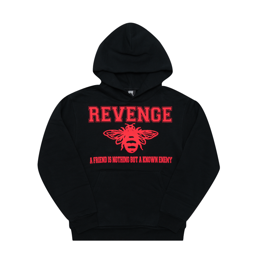 Revenge Friends Hoodie Black/Red