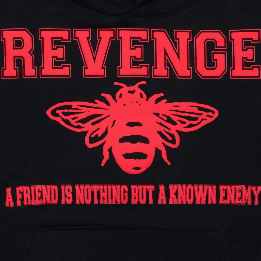 Revenge Friends Hoodie Black/Red