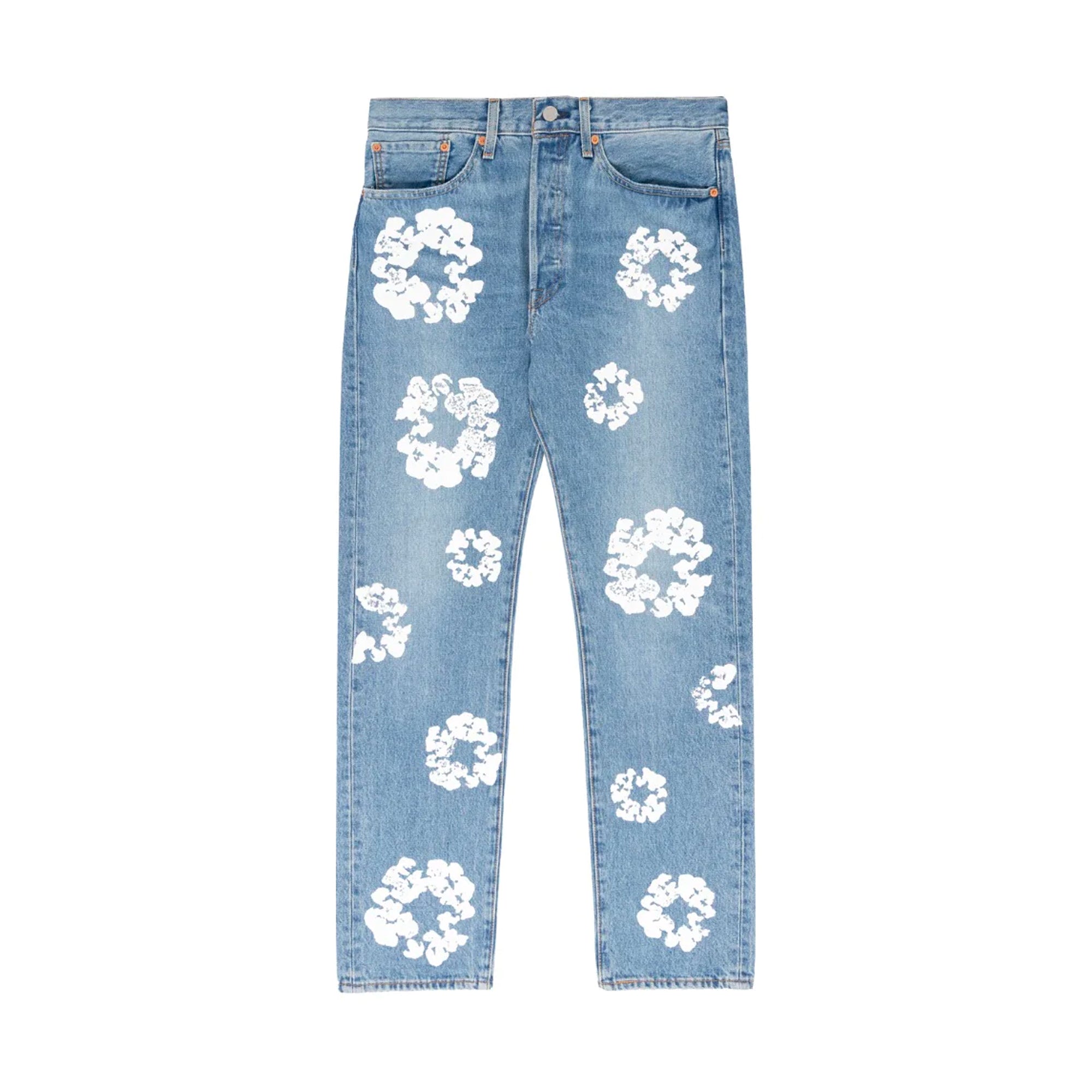 Denim Tears x Levi's Cotton Wreath Jean Light Wash